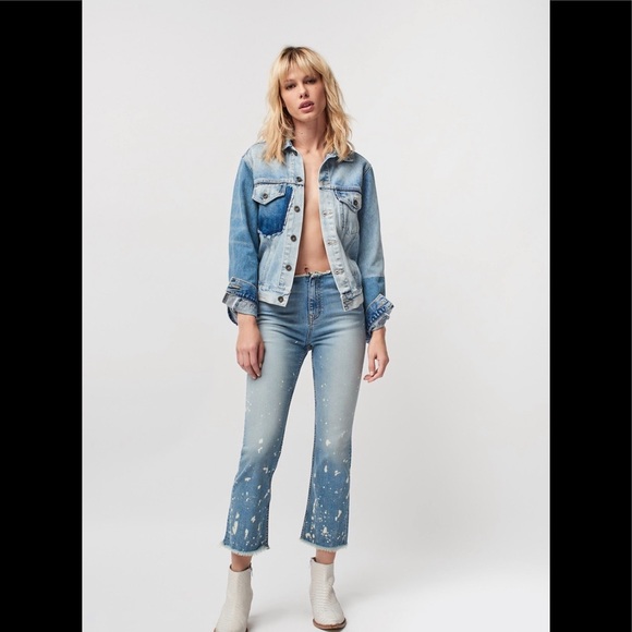 Free People Denim - Free People Paint Splatter Jeans
